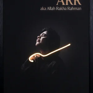 ARR Allah Rakha Rahman LED Wall Decor | Premium A.R. Rahman Tribute Wall Art