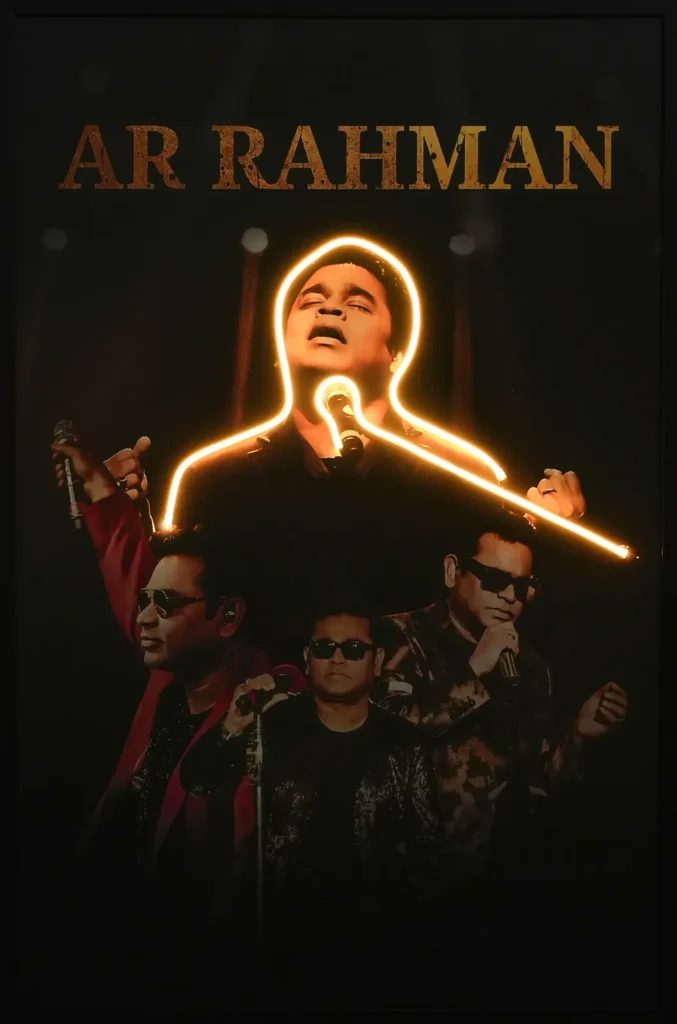 A R Rahman Concert LED Wall Decor | Premium Music Legend Wall Art — Day