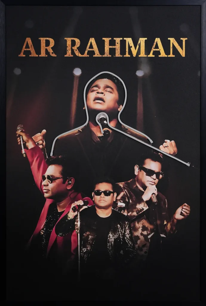 A R Rahman Concert LED Wall Decor | Premium Music Legend Wall Art — Night