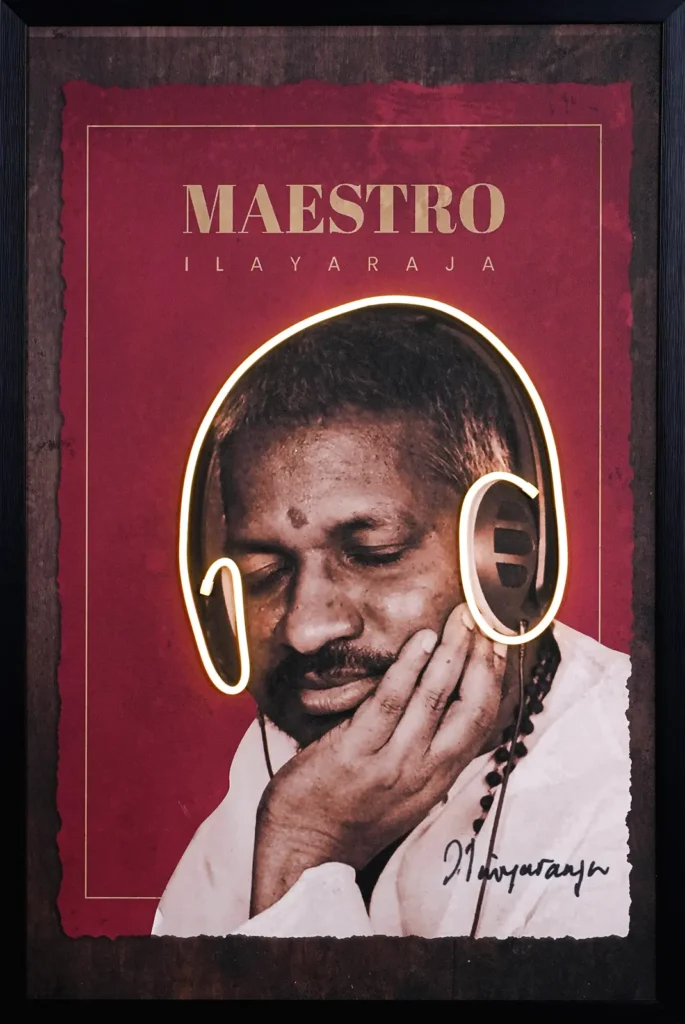 Maestro Ilaiyaraaja LED Wall Decor | Premium Music Legend Wall Art — Day