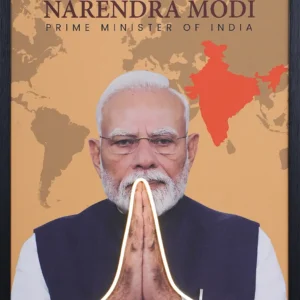 Narendra Modi LED Wall Decor | Prime Minister of India Tribute Wall Art