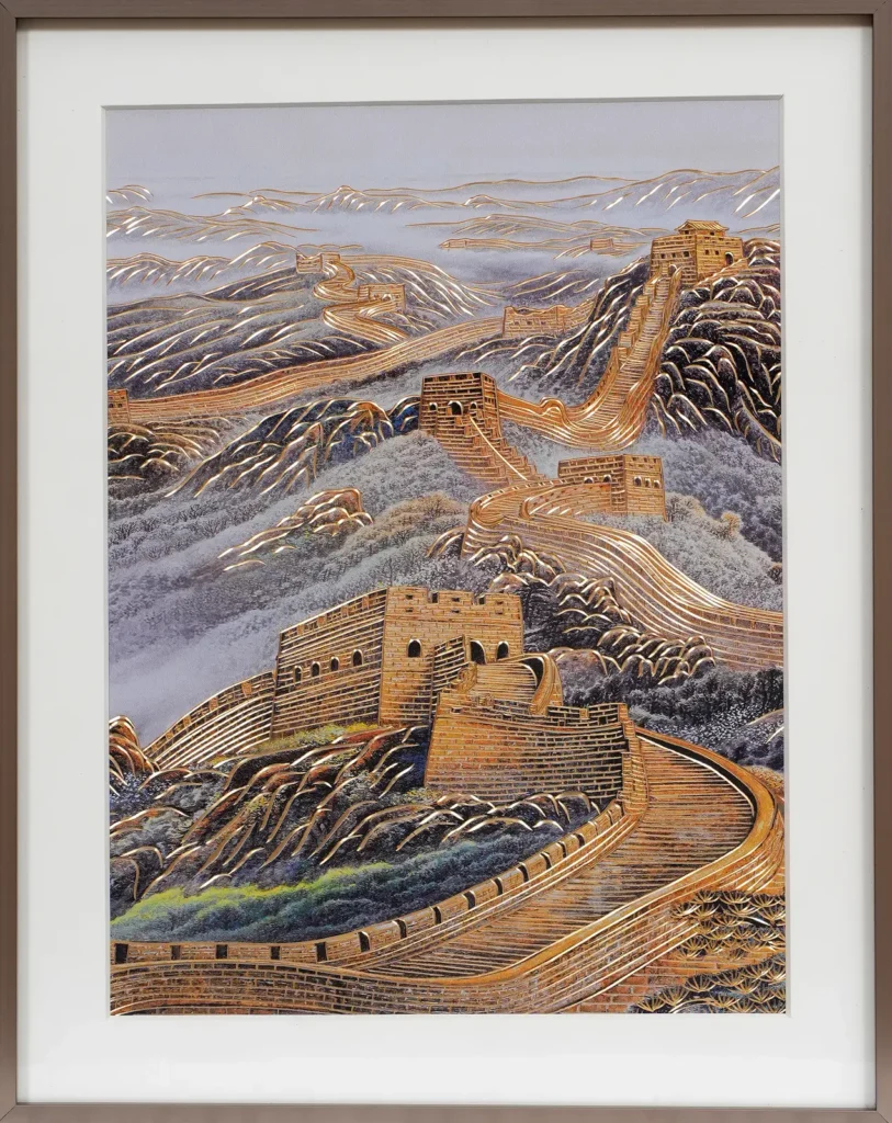 Handcrafted Great Wall of China Copper Art | Luxury World Heritage Wall Decor