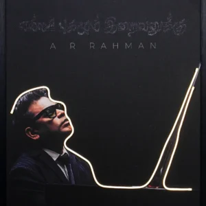 A R Rahman Piano LED Wall Decor featuring illuminated portrait of the legendary composer seated at a piano