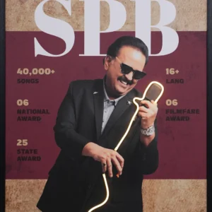 SP Balasubrahmanyam LED Wall Decor Divine Voice Music Wall Art