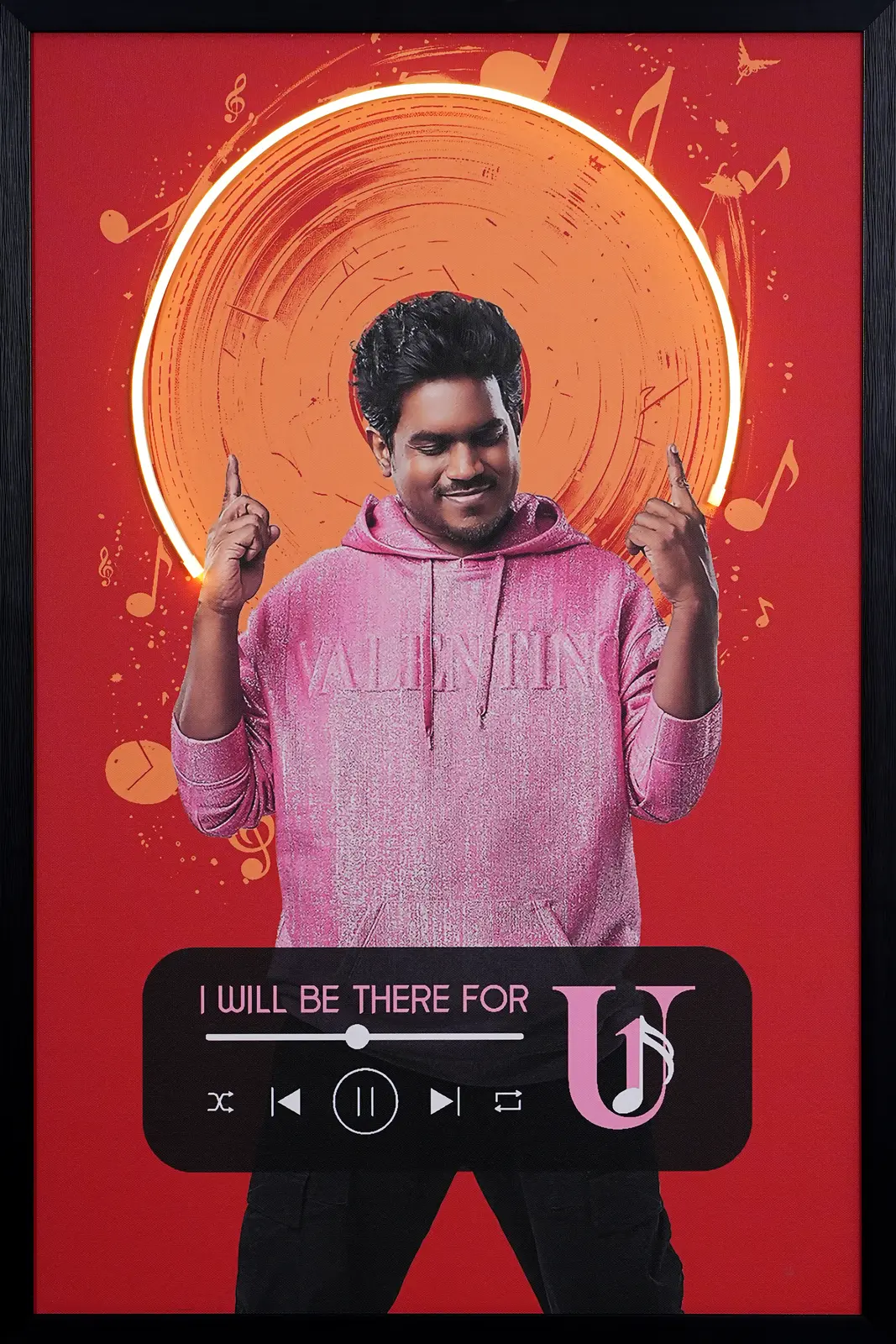 Yuvan Shankar Raja LED Wall Art