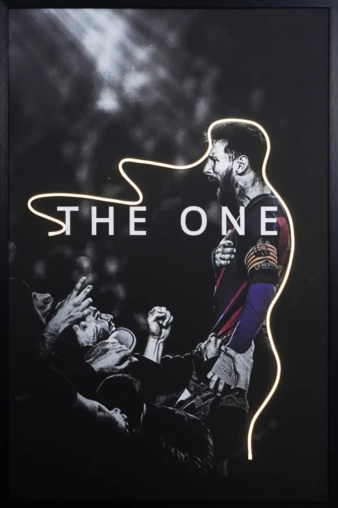 Lionel Messi LED Wall Decor | Premium Sports Wall Art — Day