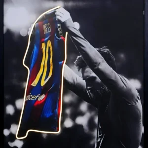 Lionel Messi LED Wall Decor | Premium Sports Wall Art